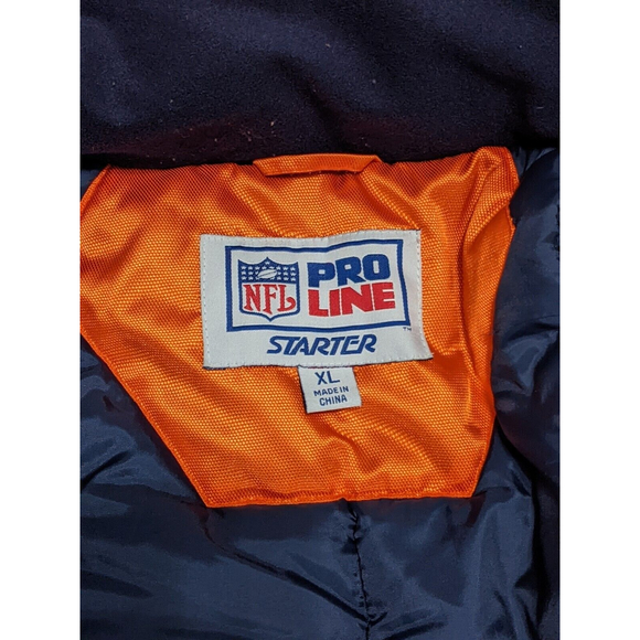 Starter Authentic Proline Denver Broncos Full Zip Jacket Men XL - Picture 6 of 11